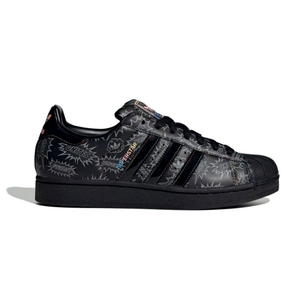 Adidas Superstar II Shoes Core Black Lucid Aquamarine Size M's10/W's11